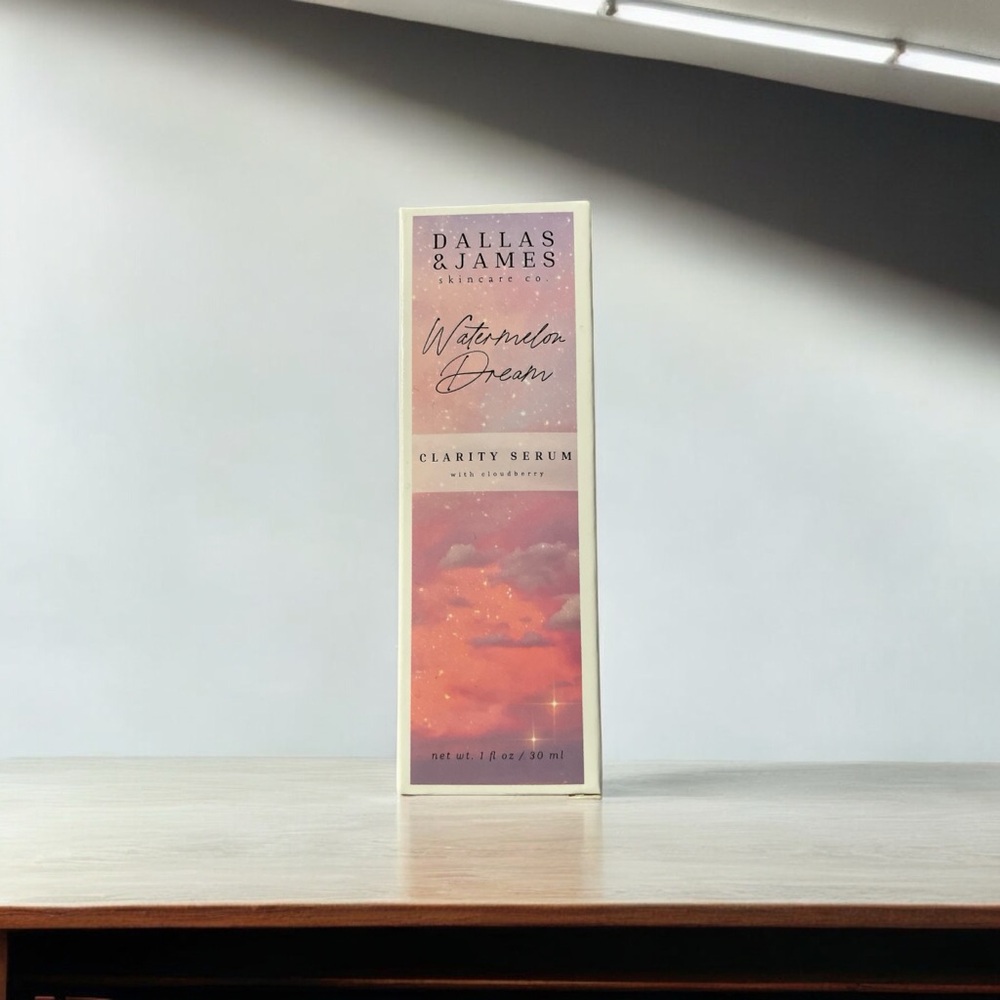Dallas & James Skincare co Watermelon Dream Clarity Serum with cloudberry vegan